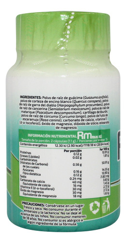 Rm Muy Nat 30 Cápsulas Tecnonatura Sabor Sin Sabor