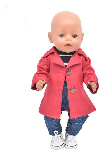 Ropita De Muñeca Bebé Reborn Otros Bebotes Mameluco Abrigo