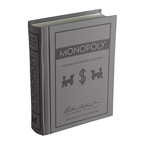 Juego De Mesa Monopolio Edición Vintage De Libro De Lino (ve