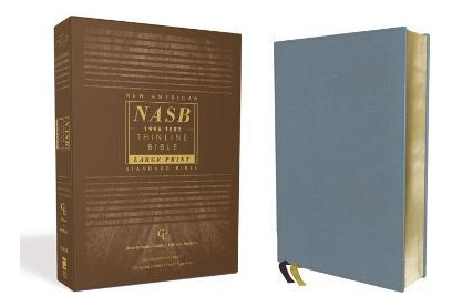 Nasb, Thinline Bible, Large Print, Genuine Leather, Buffa...