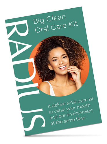 Radius Big Clean Deluxe Oral Care Gift Set (big Brush With R