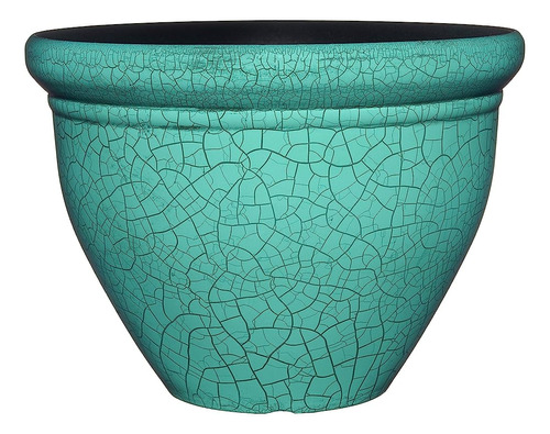 Casa Y Jardín Clásico 10  Snap-crackle-pot - Teal Crackle