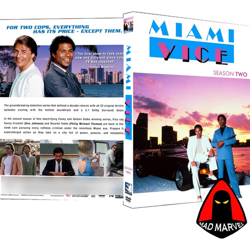 Dvd Miami Vice - 2º Temporada Completa E Dublada - Digital