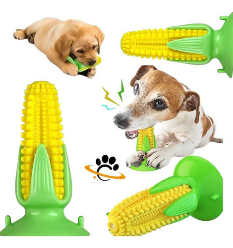 Choclo Cepillo Limpia Dientes Perro Silicona Juguete Mascota