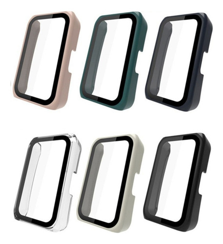 Compatible Funda De Reloj Negra Para Huawei Band 7/6/honor