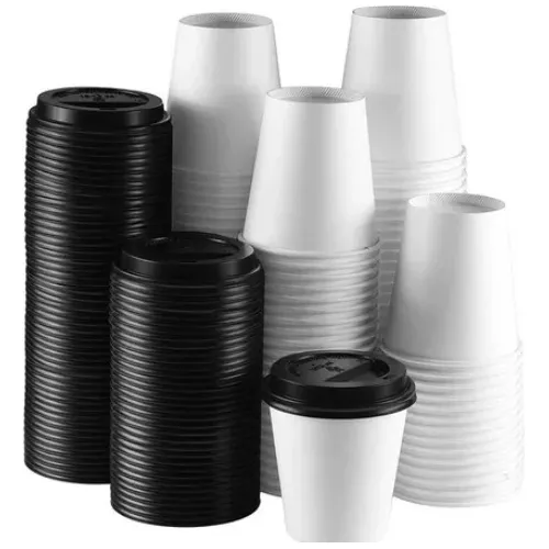 Vaso De Polipapel 8oz Con Tapa (240cc) X 100u.