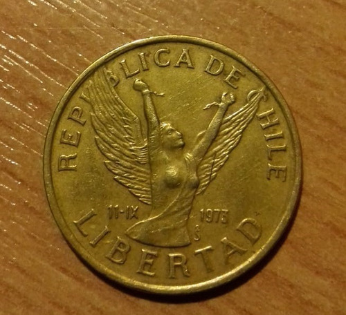 Chile 10 Pesos Latón 1981 1984 1988 1989 Km#218 C/u