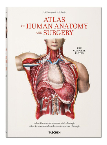 Bourgery. Atlas of Human Anatomy and Surgery, de Le Minor, Jean-Marie. Editorial Taschen, capa dura em inglês/alemão/francês, 2022