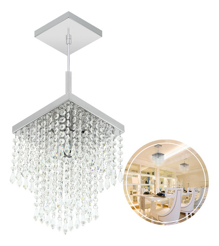 Lustre Pendente De Cristal Acrilico Marrycrilic Formidavel!