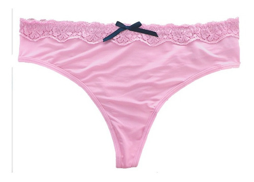 Imagen 3 de 5 de Conjunto De Bra Push Up Y Tanga Con Moños C23213-63213