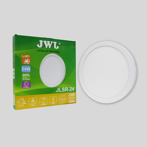 Lampara Led Jwj Para Sobreponer Luz Cálida 24w Jlsr24 5 Pz