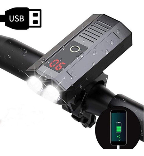 Luz Recargable Por Usb S Faro Impermeable Lámpara Frontal