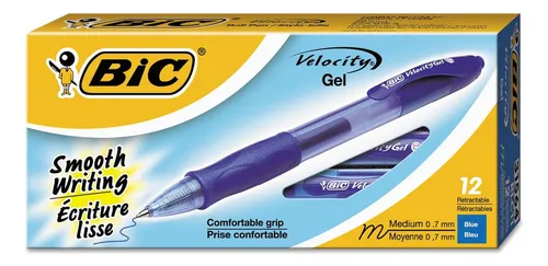 comprar Juego De Bolígrafos Lapiceras, 12 Unidades, Color Azul 3
