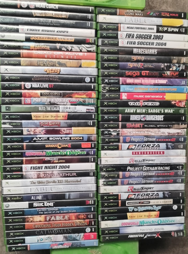 Lote De Juegos De Xbox Clásico 