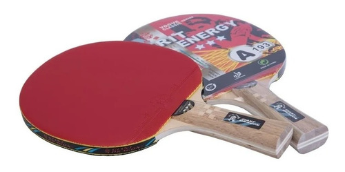Imagen 2 de 5 de Set Ping Pong Giant Dragon 3 Estrellas Paletas + Pelotas Pro