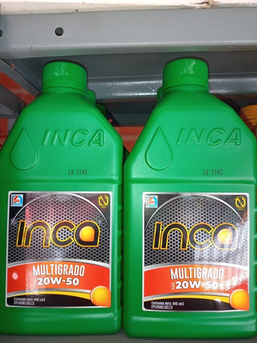 Aceite Mineral 20 W 50 Inca Cambio De Aceite Gratis