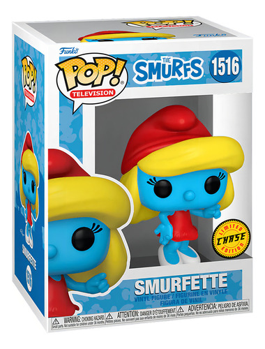 Funko Pop! The Smurfs Smurfette 1516 Exclusivo Chase