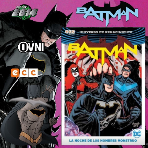 Batman La Noche De Los Hombres Monstruos Ecc | MercadoLibre