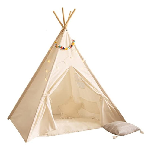 Kids Teepee Tent Para Los Niños - Con La Cadena Ligera | Tie