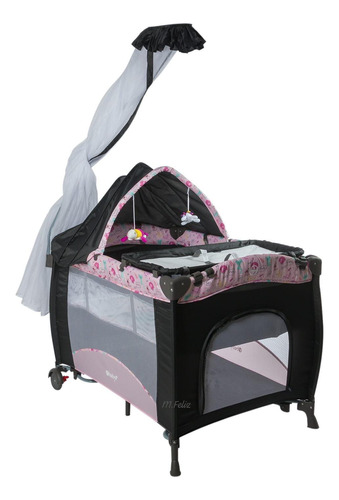 Cuna Para Bebes Con Colchon Ebaby Plegable Y Con Cambiador 