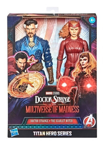 Marvel Dr. Strange Y Bruja Scarlata F3354 Figura Hasbro