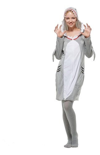Disfraz Tiburon Para Mujer Forro Para Halloween Pijama