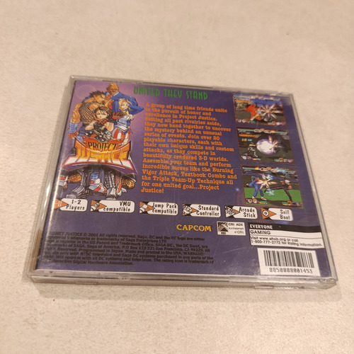 Sega Dc Juego Project Justice Genérico Sega Dreamcast (Usado)