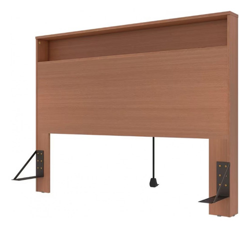 Cabeceira Para Cama Box Casal Bartira Versatti Com Tomada Cor Avelã