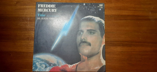 Freddie Mercury - Time. Maxi Single Vinilo 12  Nacional