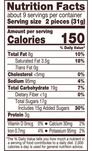 Reese’s Reese's Hershey's caramelo con crema de cacahuate sin gluten bolsa 280 g 18 u