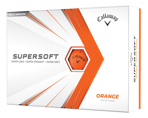 Pelotas De Golf Callaway Supersoft Orange