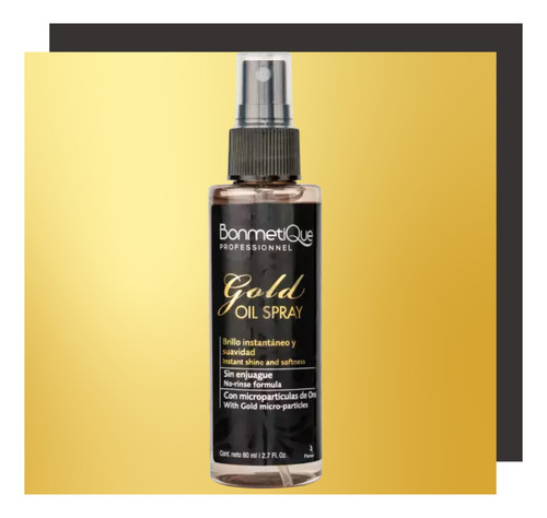 Brillo Gold Oil Sin Enjuague X80ml Bonmetique