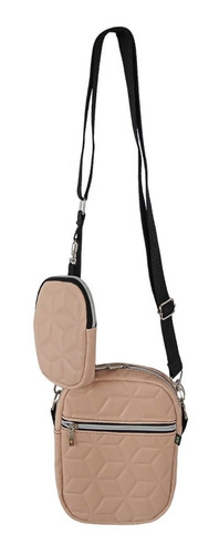 Mini Bolsa Transversal Shoulder Bag Pochete Couro Sintético