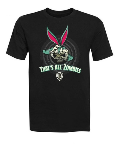 Polera Looney Toones - Bugs Bunnie Zombie