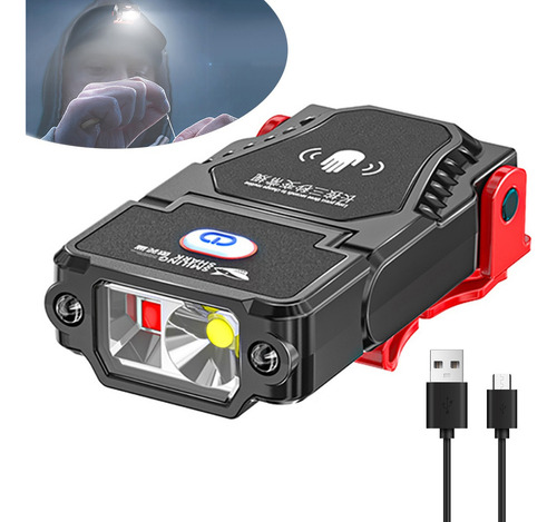 Linterna Frontal Portátil Con Sensor De Sensor Para Faros De