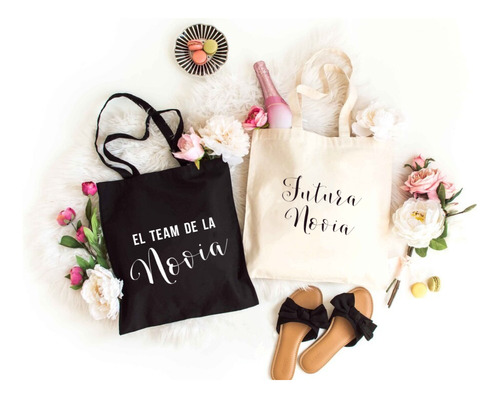 Tote Bags Para Matrimonio, Novia, Madrina De Boda, Recuerdos