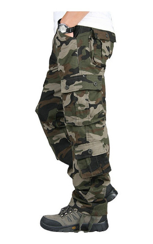 Pantalones De Trabajo De Combate De Camuflaje Para Hombre