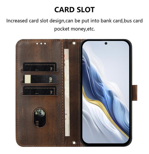 Funda De Piel Retro Para Oukitel C57s/c57 Pro/blu J12/ouki
