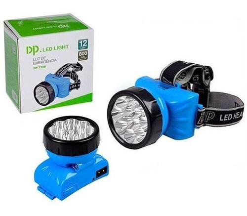 05 Lanterna De Cabeça Eco-lux Led Eco-161 Recarregável