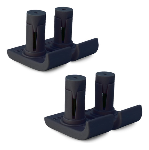 Paquete: Flexfit Universal Walker Ski Glides - 2 Pares (negr