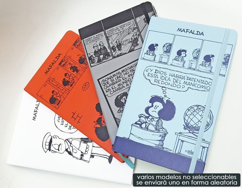 Imagen 1 de 2 de Libreta Brugge 13x21 Mafalda Hojas Lisas