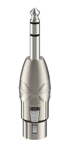 Imagen 2 de 4 de Roxtone Adaptador Convertidor Canon Xlr Hembra A Plug Trs