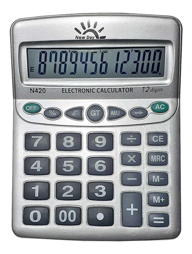 Calculadora De Mesa 12 Digitos Big Grande Loja Balcão