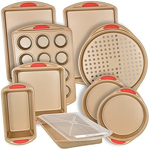 Juego Para Hornear - Nonstick Bakeware Set W-baking Pans, Ba