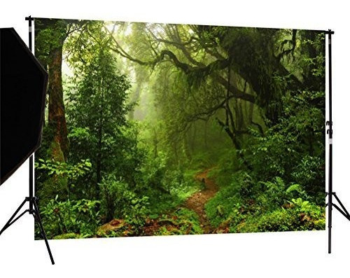 Duluda 7x5ft Jungle Forest Vinilo Fotografia Telon De Fond