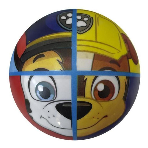 Imagen 1 de 8 de Pelota Goma Paw Patrol Licencia Oficial