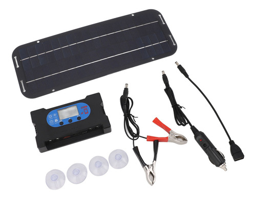 Kit De Panel Solar De Emergencia, 6 W, 12 V, Tipo C, Caja Fu