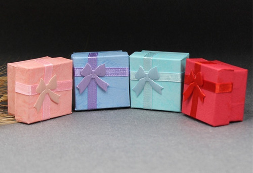 Imagen 5 de 5 de Set 24 Cajas De Regalo Para Joyas 4x4cm