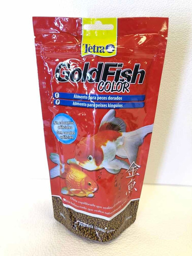 Alimento Tetra Goldfish Color 220gr Gránulos Flote Agua Fría