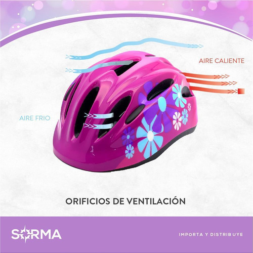 Imagen 7 de 10 de Casco Bicicleta Proteccion Skate Monopatin Niños Niñas